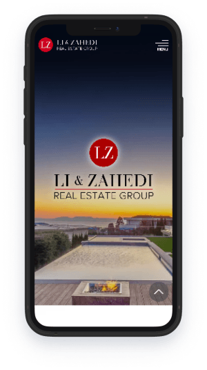 Li & Zahedi Real Estate Group screenshot on phone