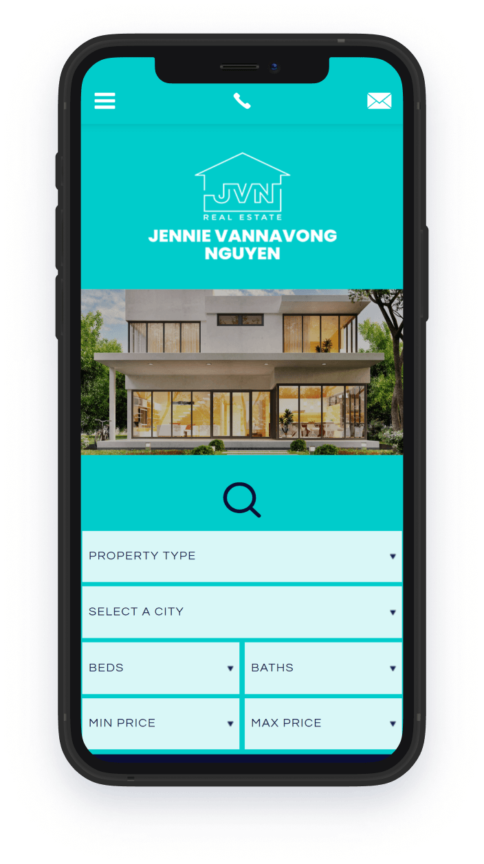 JVN Real Estate screenshot on phone