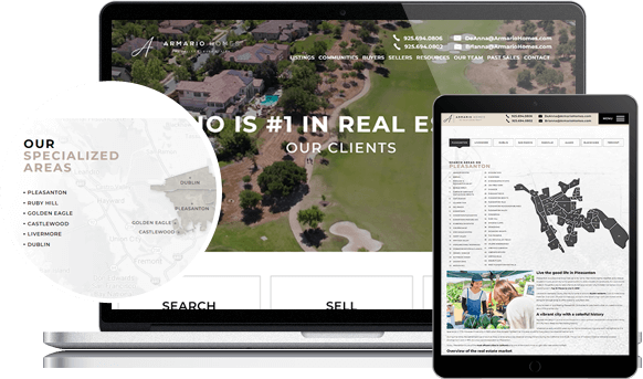 Armario Homes IDX Website Design