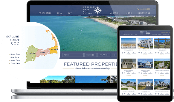 Property Cape COD IDX Website Design