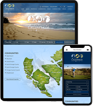 California Life Properties - AgentImage Best Mobile Real Estate Websites