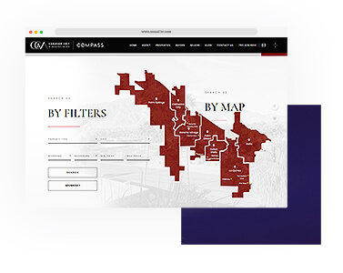 2022 Real Estate Website Design Trends Forecast - Custom community maps