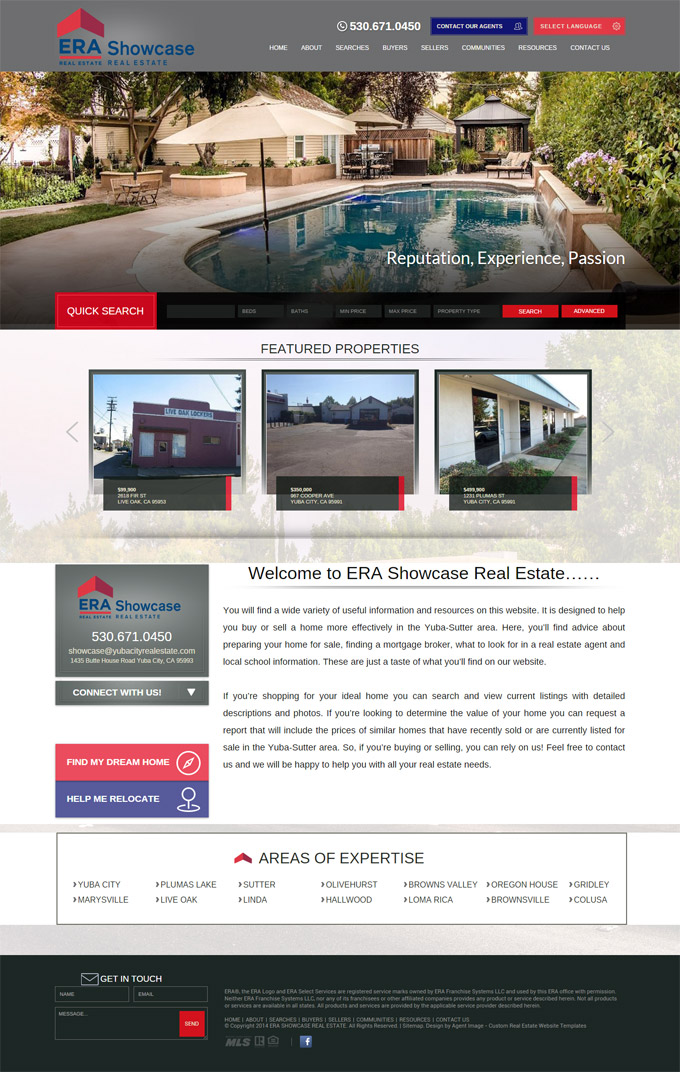 ERA Showcase Real Estate Website