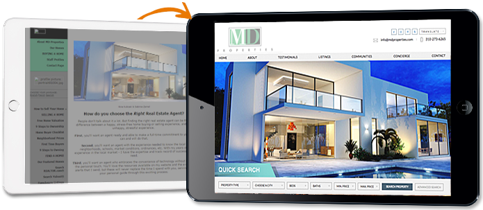 real estate agent website templates