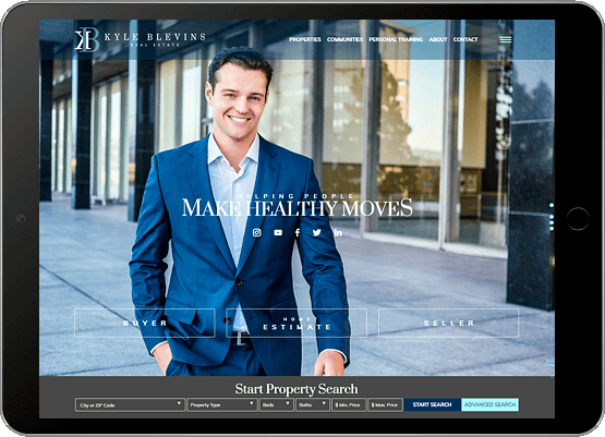 Professional Real estate website Design for agents in Connecticut