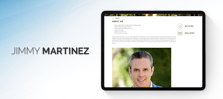 Jimmy Martinez Bio is built for creating value in real estate through service & integrity