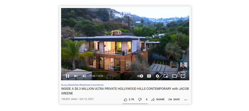 The video title