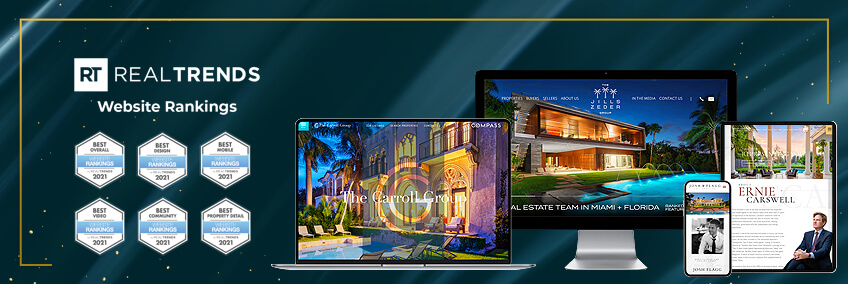 Image for Agent Image Wins Big at the RealTrends Website Rankings Awards 2021