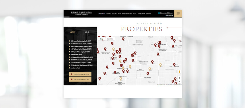 Include an interactive map