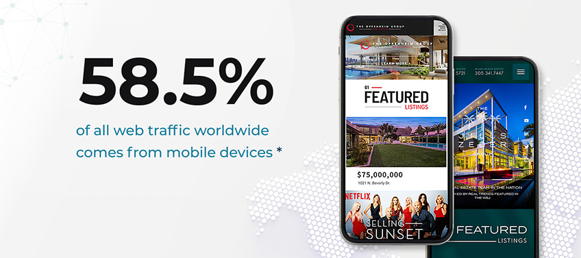 Web traffic from mobile devices