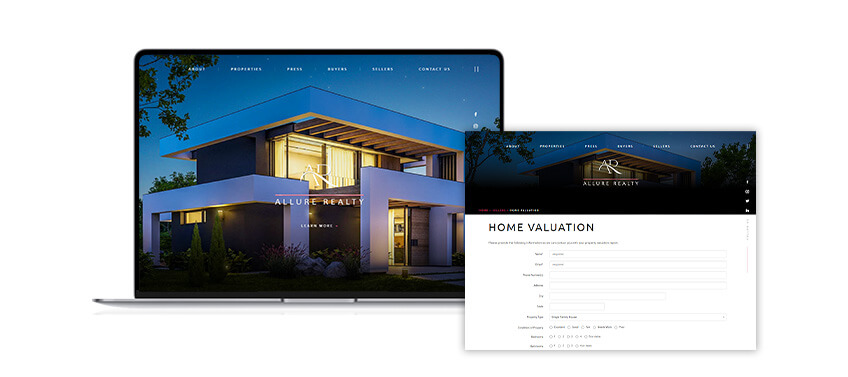 Featured Website - Allure Realty