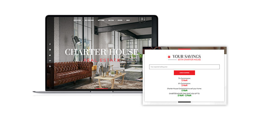 Featured Website - Charter House Real Estate