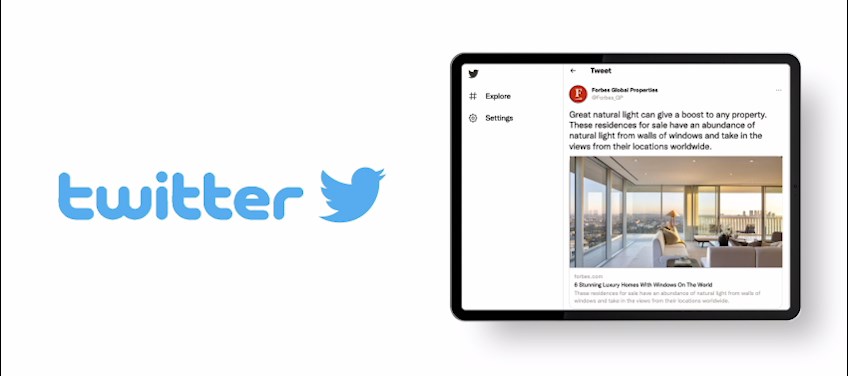 Twitter for real estate example