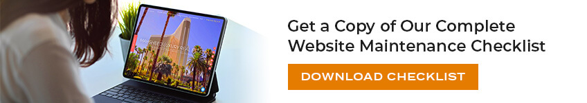 Get a Copy of Our Complete Website Maintenance Checklist - Download Checklist