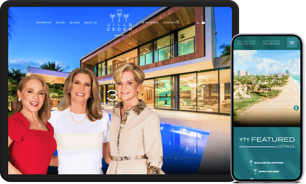 Jills Zeder Group's screenshot on tablet