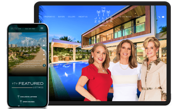 Jills Zeder Group's screenshot on tablet
