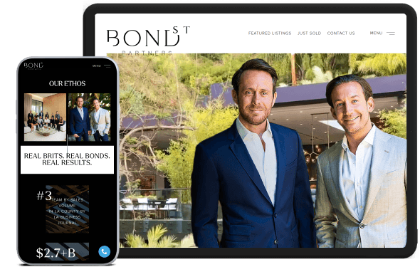 Bond Street Partners's screenshot on tablet
