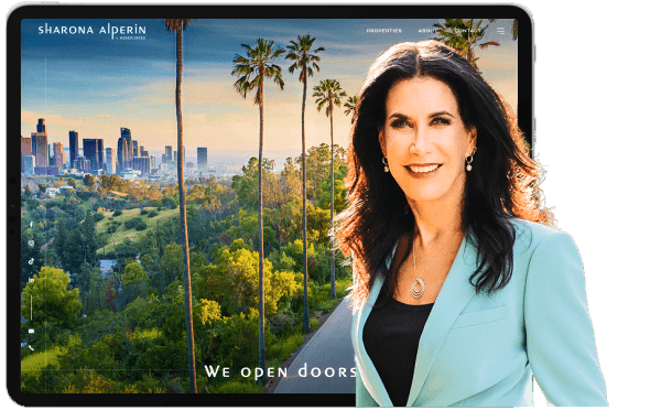 Sharona Alperin's website screenshots