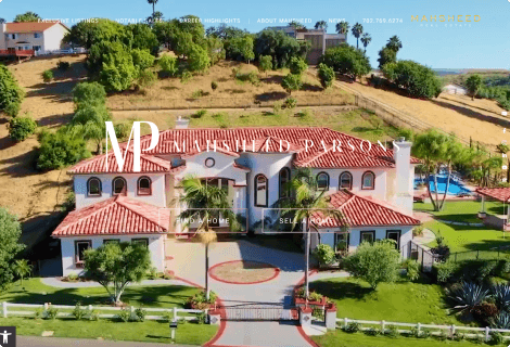 Mahsheed Parsons's website screenshot