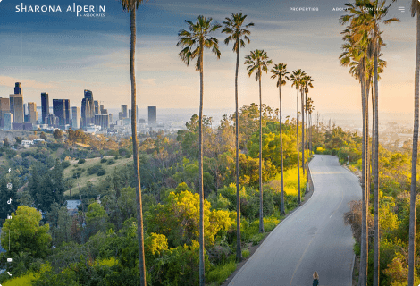 Sharona Alperin's website screenshot