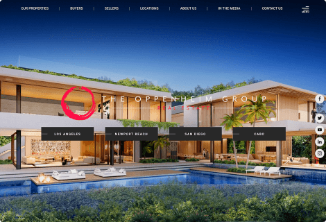 Oppenheim Group's website screenshot