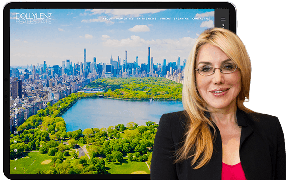 Dolly Lenz's website screenshots