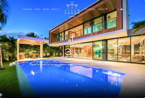 Jills Zeder Group's website screenshot