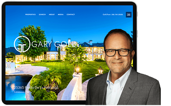 Gary Gold's website screenshots