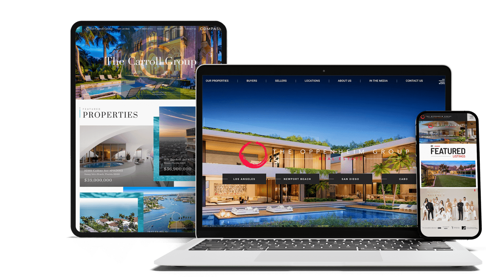 Award-Winning Real Estate Websites's devices