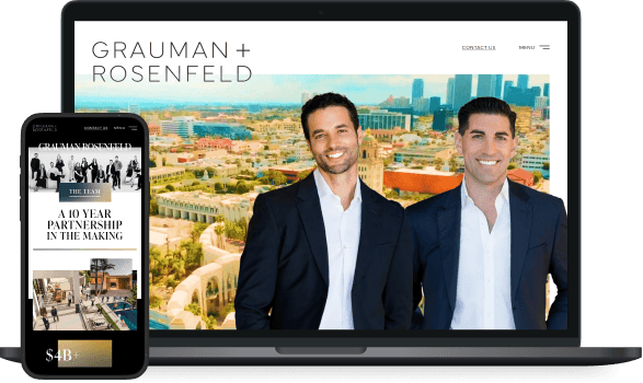 Grauman + Rosenfeld's website screenshot