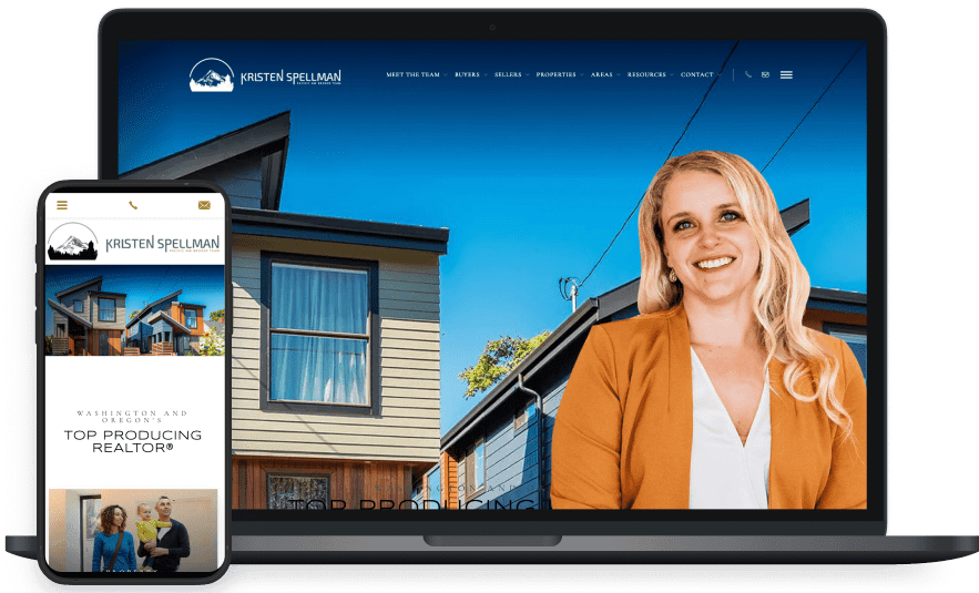 Kristen Spellman's website screenshots