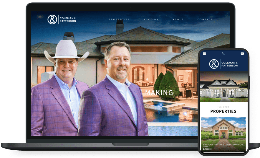 Coleman & Patterson's website screenshots