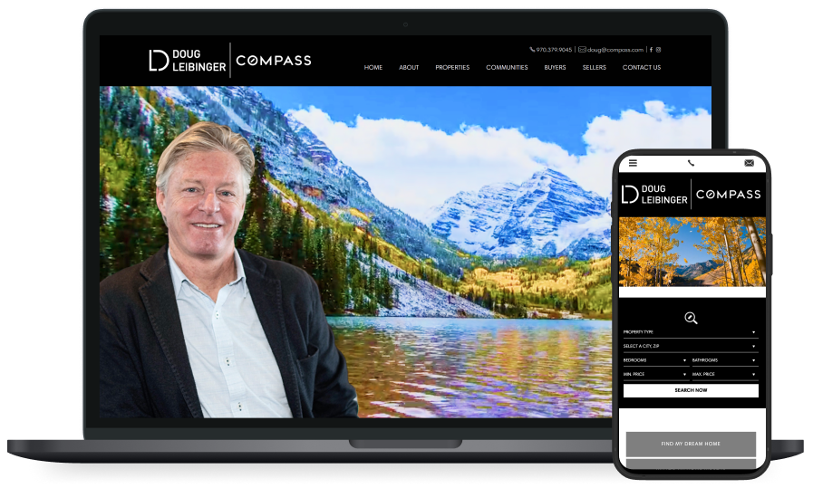 Doug Leibinger's website screenshots