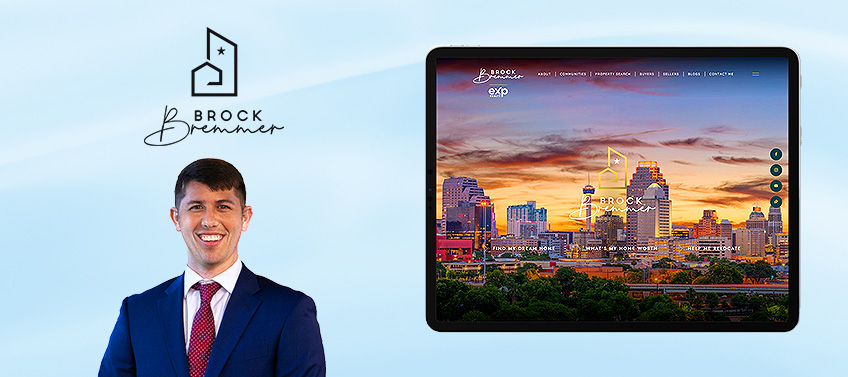 A showcase of Brock Bremmer’s real estate website.