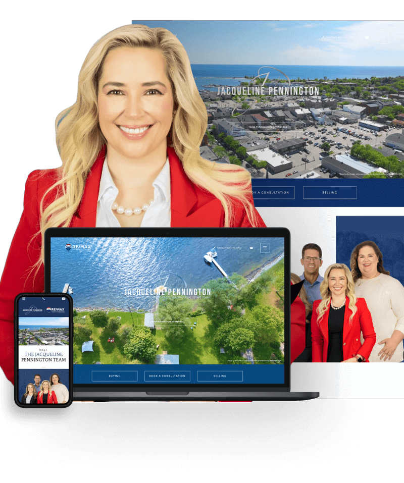 Jacqueline Pennington and their website screenshots