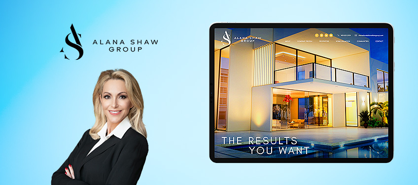 A showcase of the Alana Shaw Group real estate website