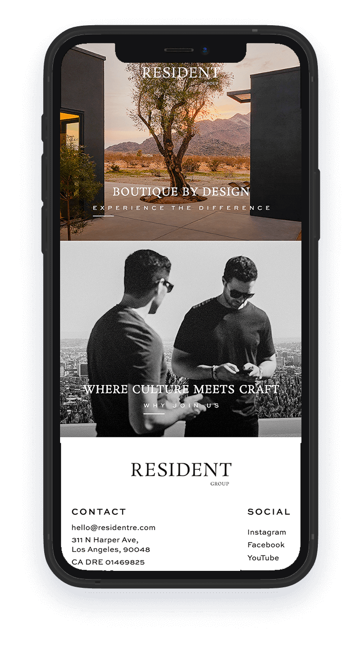 Resident Group screenshot on phone