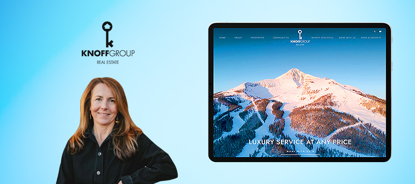 A showcase of the Knoff Group real estate website