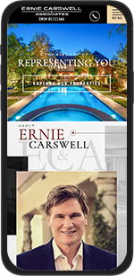Ernie Carswell screenshot on phone