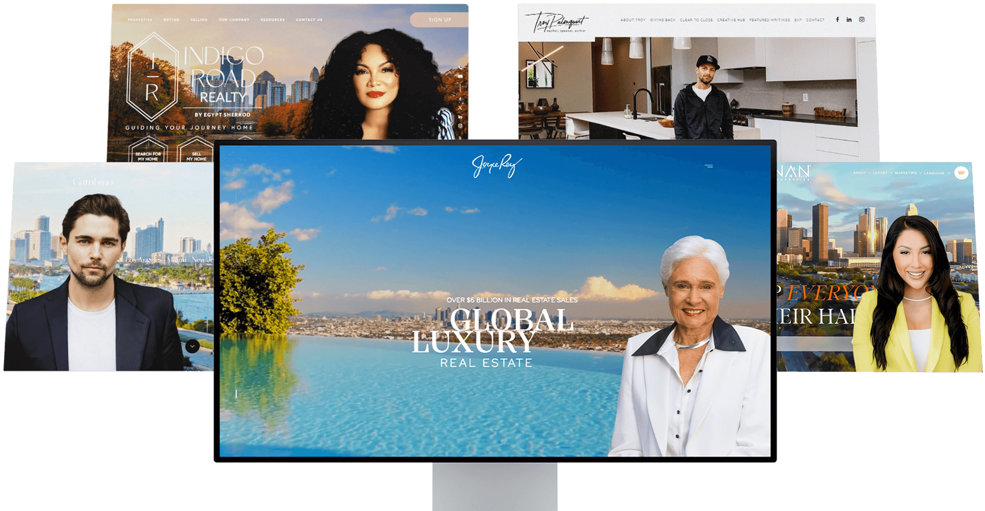 Top Realtor Websites 2023 banner's devices