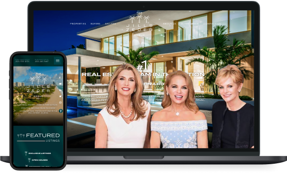 The Jills Zeder Group's website screenshot