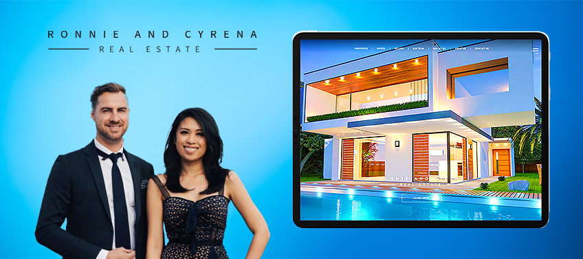 A showcase of the Ronnie & Cyrena real estate website.