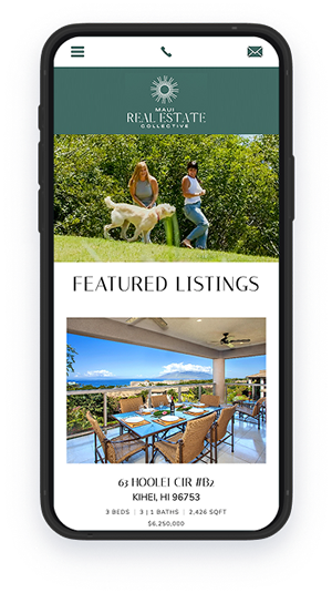 Maui Real Estate Collective screenshot on phone