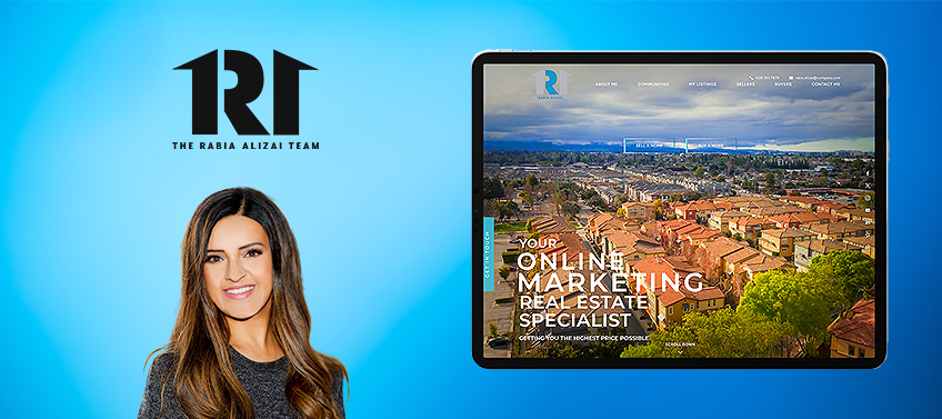 A showcase of the Rabia Realty real estate website.