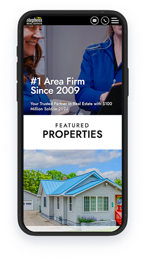 Stephens Real Estate screenshot on phone