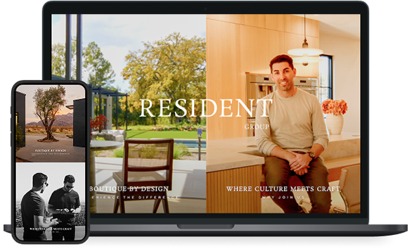 Resident Group's website screenshot