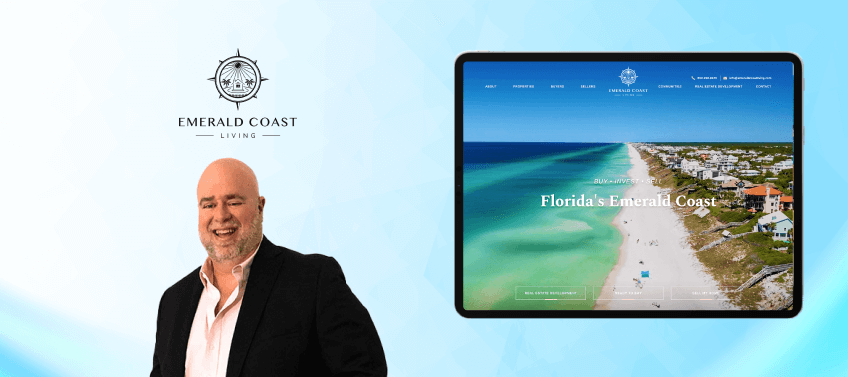 A showcase of Emerald Coast Living’s real estate website