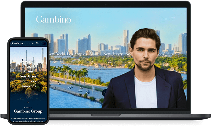 Gambino Group's website screenshots