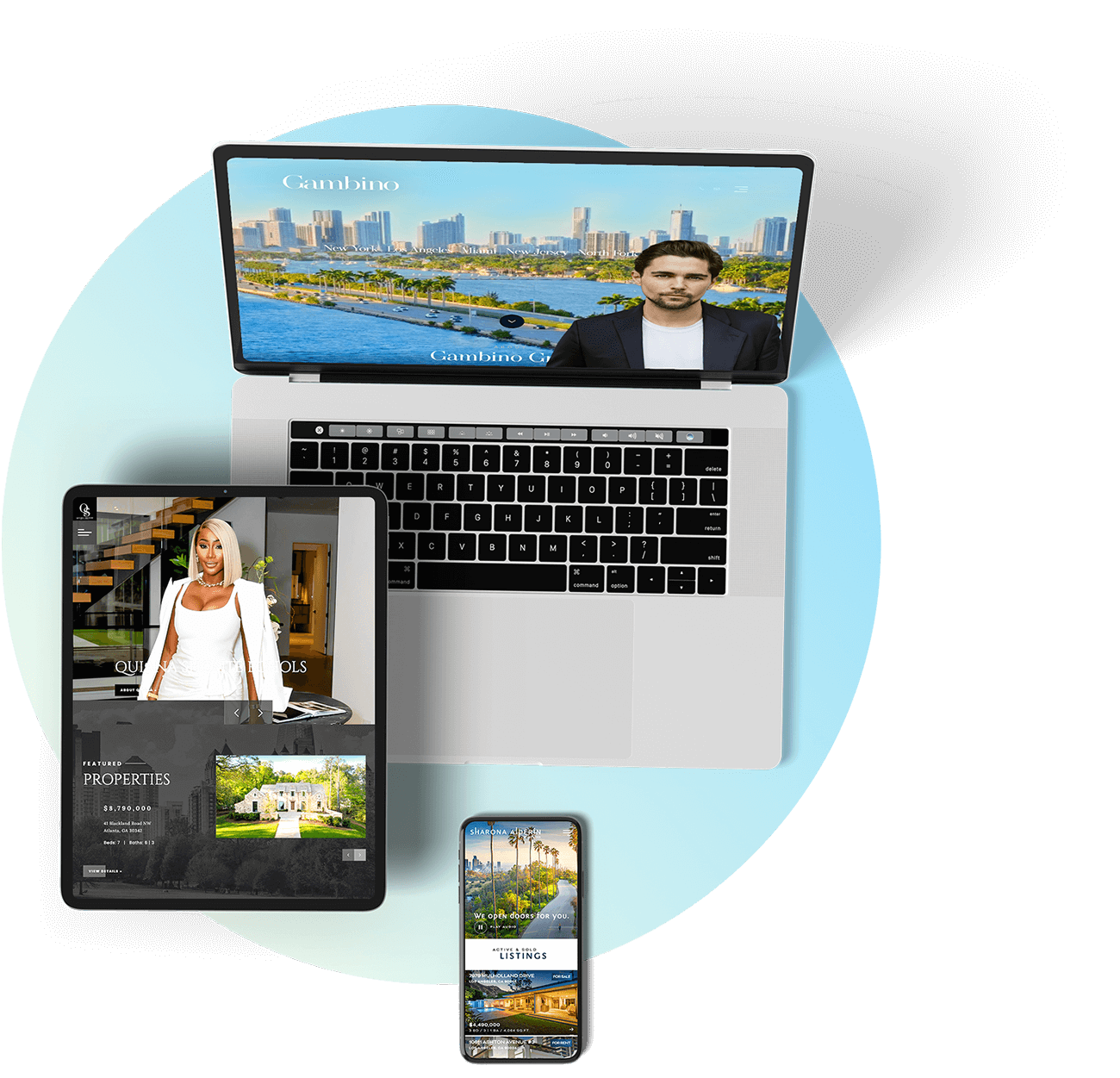 What makes a great realtor website?'screenshots