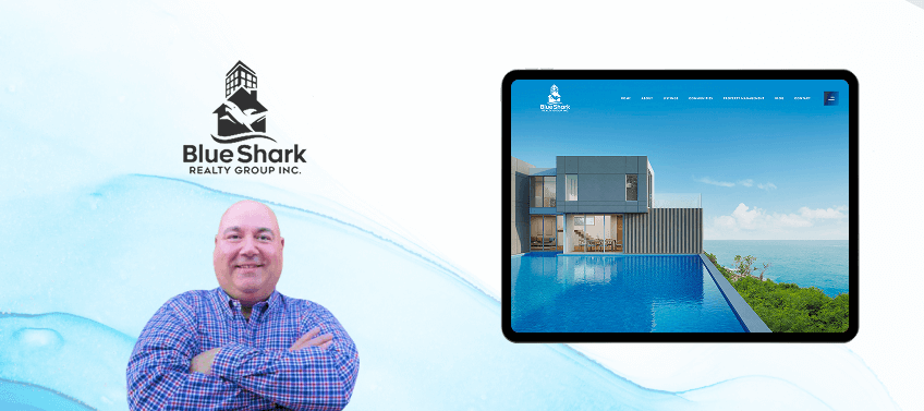 A showcase of Blue Shark Realty’s real estate website